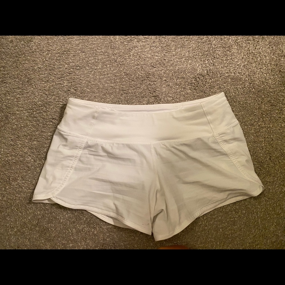 Lululemon white shorts